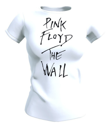 Polera Mujer Pink Floyd The Wall, Poliester Tacto Algodon