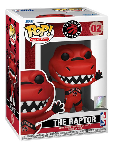 Pop Pop! Nba Mascots: Toronto - Raptor (nueva Pose) Multicol