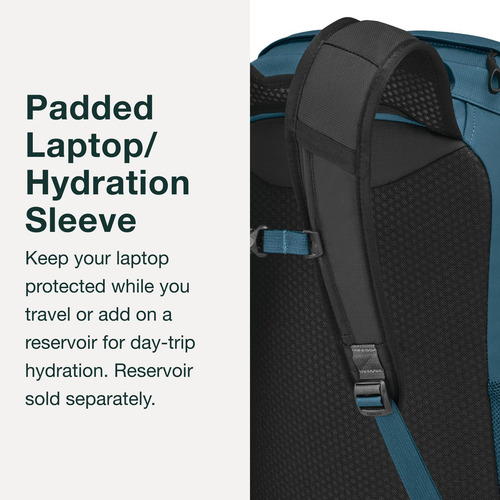 Mochila De Viaje Osprey Farpoint Fairview Tunnel Vision Grey