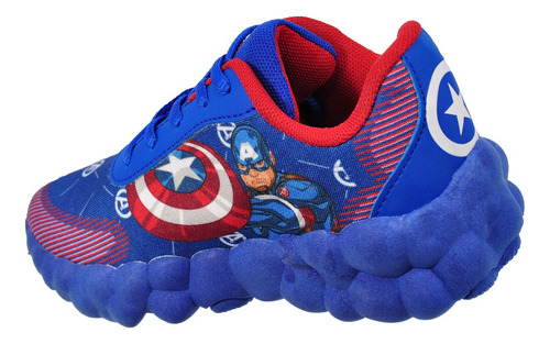 Zapatillas Capitan America Niños Licencia Original Marvel®