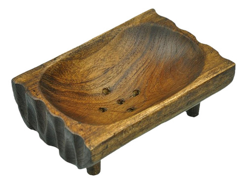 Jabonera De Madera Con Soporte Para Jabón, Bandeja Para