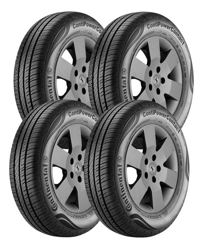 Kit 4 Pneus 175/65r14 Contipowercontact Continental 82t T