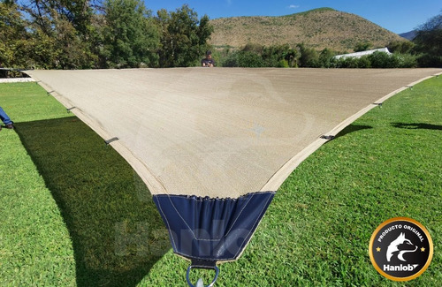 Imagen 7 de 10 de Malla Sombra 90% Raschel Beige De 5mx4m Reforzada