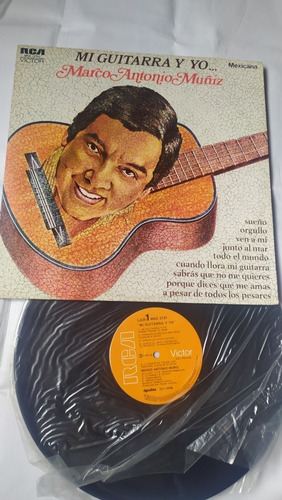 Marcó Antonio Muñiz Mí Guitarra Y Yo Disco De Vinil Original