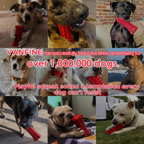 Vanfine Juguetes Chirriantes Y Resistentes Para Perros...