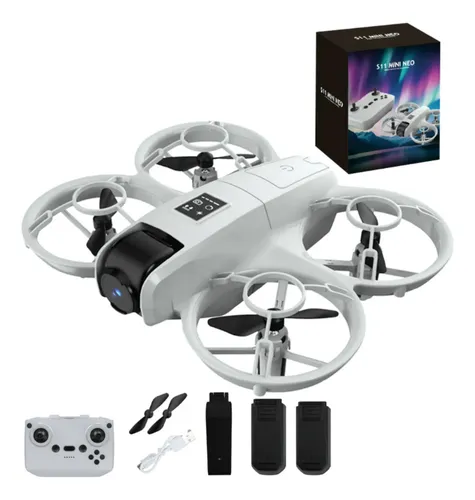 Mini Drone S11 Mini Quadricóptero Com Câmera E Manobras 360 Branco