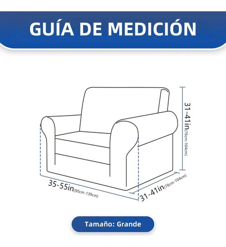 Funda Sofá 1 Plaza Elásticas Antigarras Cómodas Lavables
