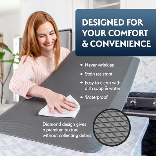 Sky Solutions Anti Fatigue Mat - Cushioned 3/4 Inch Comfort