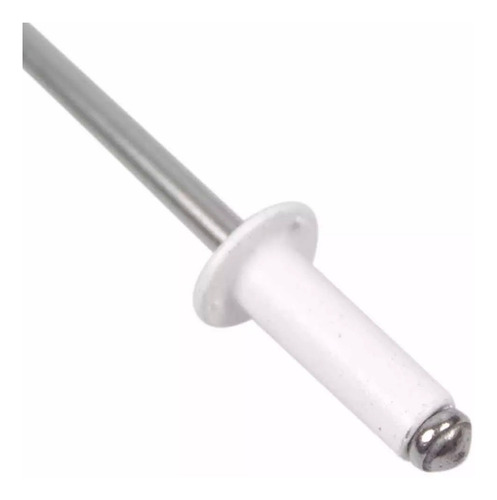 Imagem 3 de 3 de Rebite De Repuxo 3.2 X 12 Mm 100 Pçs Branco Worker - 399507