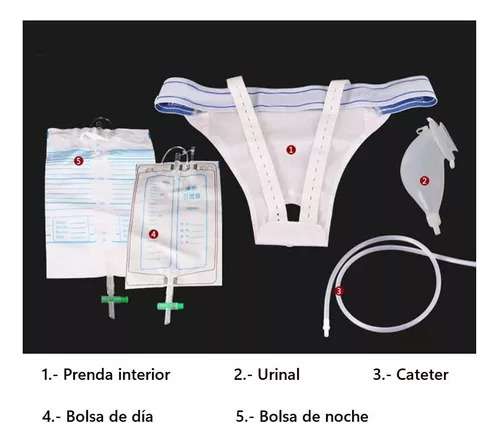 Silicona Bolsa Para Orinar Reutilizable 2000ml Para Hombre