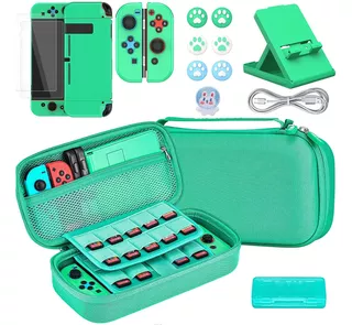 Kit De 16 Accesorios Fundas Y Estuches Para Nintendo Switch