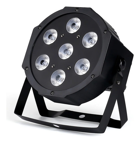 Escenarios 7x12w Led Plana Quad Luz 4en1 Dj Wash Iluminación