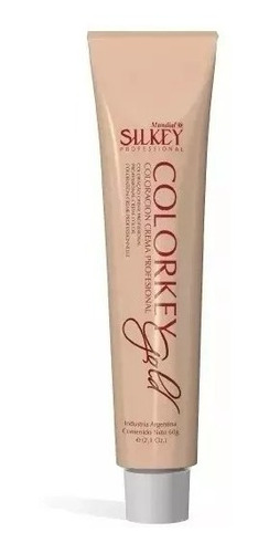 Tintura Colorkey Gold Crema Silkey 60g Naturales Calidos