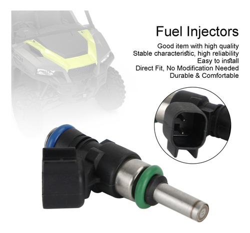 . 2 Inyector Combustible Para Polaris General Rzr Rs1 Xp1000