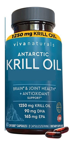 Aceite Krill 1250mg Viva Natura - Unidad a $4065