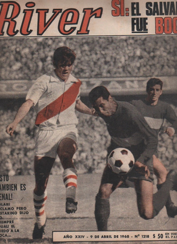Revista Partidaria - River 1 Vs Boca 1 - Nº 1218 - Año 1968