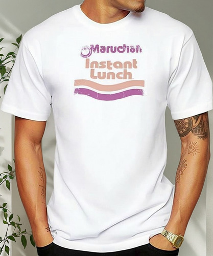 Playera Maruchan Instant Lunch Negro Hombre Japanese Noodle