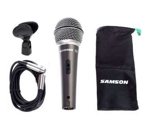 Microfono Samson Q6 Voz Dinamico Supercardioide Cable Pipeta