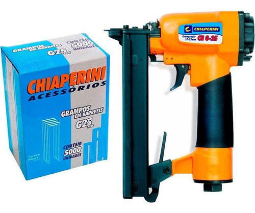 Grampeador Pneumático Ch G-25 Chiaperini + Grampos G-25pcw