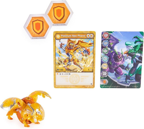 Bakugan Platinum Series S4 True Metal Figura Neo Pharol
