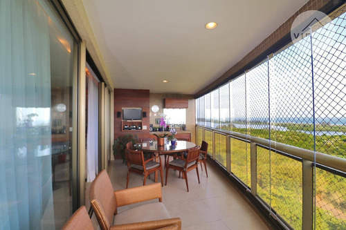 Imagem 3 de 30 de Apartamento Com 3 Suítes, Andar Alto, Vista Mar E Reserva, À Venda No Itaúna Gold No Condomínio Pedra De Itaúna Na Barra Da Tijuca Com Total Infraestr - Ap0058