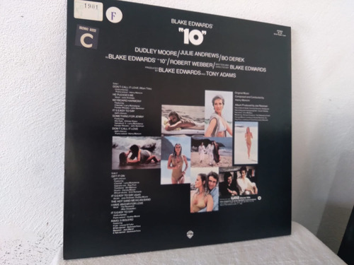 Lp Trilha Filme 10 Blake Edwards - Henry Mancini - Zerado