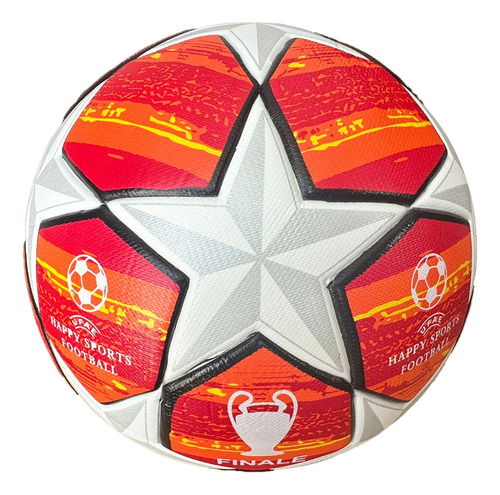 Balón Futbol Soccer No 5 Híbrido Champions Estrellas Sellado