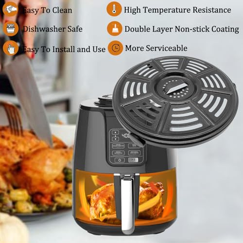4qt Bandeja De Parrilla Para Ninja Af101 De 4 Cuartos, Air F
