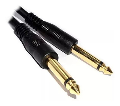 Cable Jack Plug 6.3 Mm Macho Guitarra Amplificador 1.5 Mts