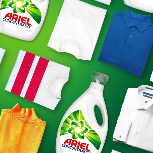 Pack 3 Detergente Líquido Ariel Concentrado Doble Poder 1.8l