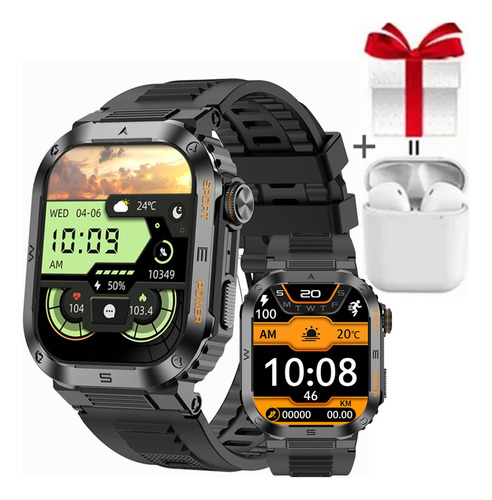 Reloj Inteligente Deportivo Con Bluetooth Ip68 Impermeable P