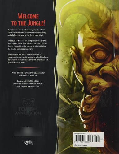 Dungeons & Dragons Tom Of Annihilation (Usado)