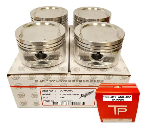 Set Piston Std Chevrolet Corsa 1.6 C16se-nz 1996-2012 79mm