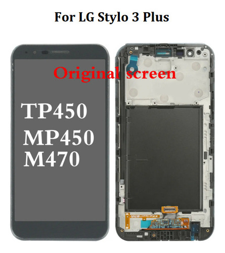 Da Pantalla Lcd+pantalla Táctil Con Marco Para LG Stylo 3