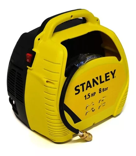 FAST STORE Argentina on Instagram: 🛠Compresor Stanley 6 Lts 1.5 Hp + KIT  6Pz FICHA TÉCNICA: ◾ Voltaje: 230v / 50hz ◾ Potencia HP: 1,5HP ◾ Potencia  W: 1100W ◾ Cilindros: 1