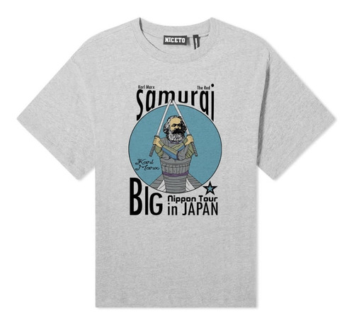 Remera Karl Marx Comunismo Japon Arte Samuria Union Sovietic