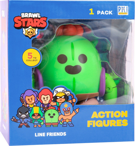 Brawl Stars Personaje Spike Figura Articulada 11 Cm Accion