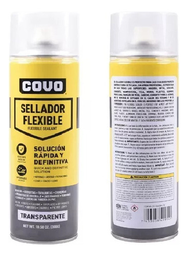 Spray Impermeabilizante Sellador Techos 300ml Capa Manto
