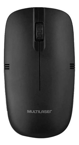 Imagem 1 de 2 de Mouse sem fio Multilaser  Mouses MO285 preto