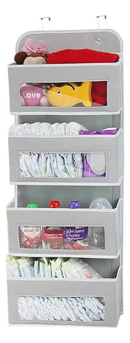 Organizador Zapatos Colgante Puerta Closet Con 4 Bolsillo