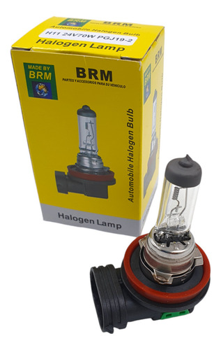 Ampolleta H11 24v 70w Brm Luz Cálida