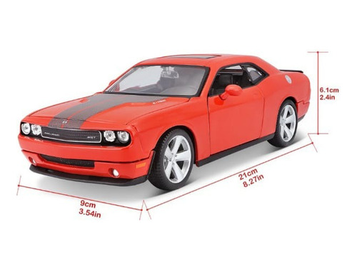 Perudiecast Maisto Dodge  Challenger Srt8 2008  Escala 1:24