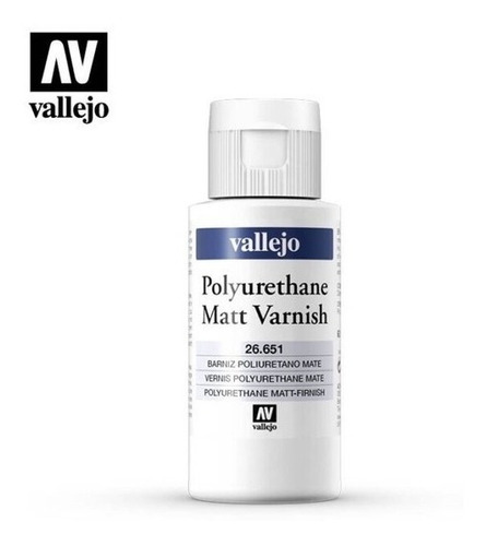 Vallejo Barniz Mate Poliuretanico X 60ml. Supertoys