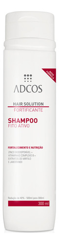 Adcos Hair Solution Shampoo Fito Ativo - Fortificante 300ml