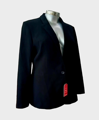 Blazer Saco Puño Abierto Corte Regular Mujer Talla 18 / Xxl