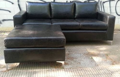 Sillon Esquinero En Cuero Vacuno Restoration Hadware
