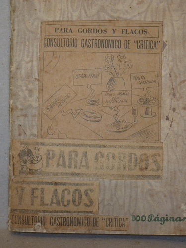 Recetas Tomadas De Diarios De La Época (1940).