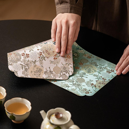 Tapete De Chá, Resistente À Água Placemat, Acessório De