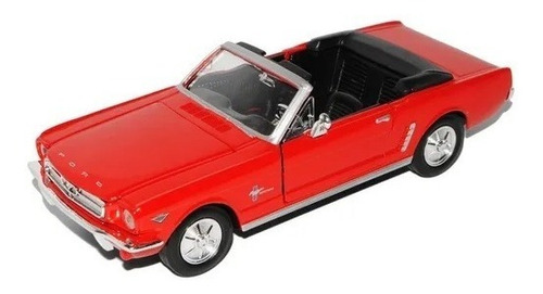 Auto De Coleccion Ford Mustang Convetible 1964  1:24motormax