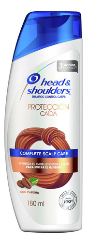 Head & Shoulders Shampoo Proteccion Caida Con Cafeina X 180